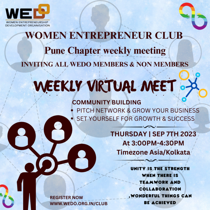 weekly virtual meet WEDO