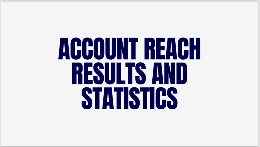 Account reach results