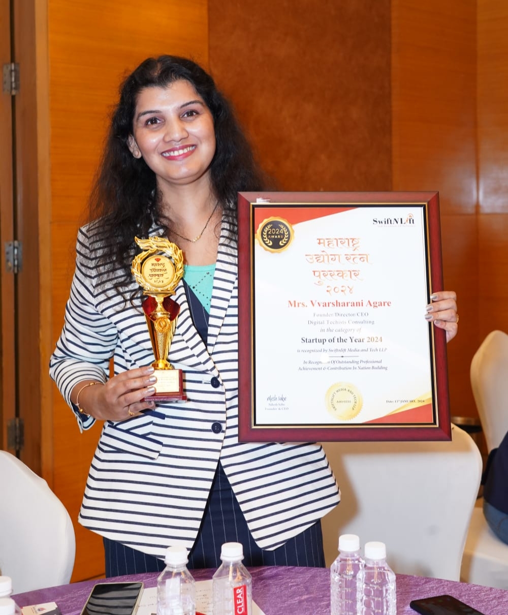 Mrs. Vvarsharani Agare Founder and Director of Digital Techists Consulting LLP