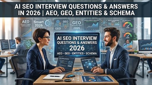 AI SEO Interview Questions & Answers in 2026 | AEO, GEO, Entities & Schema