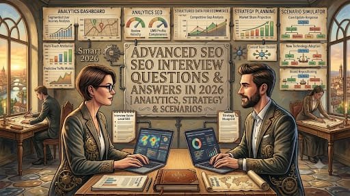 Advanced SEO Interview Questions & Answers in 2026 | Analytics, Strategy & Scenarios