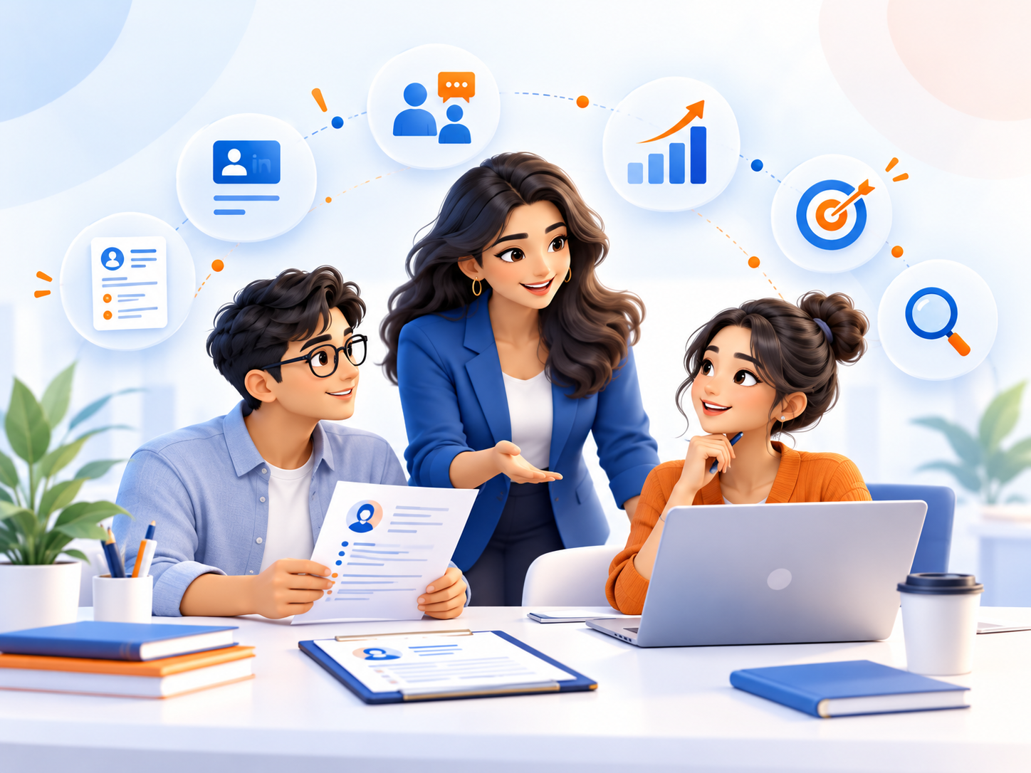 Resume, LinkedIn, interview preparation and career support